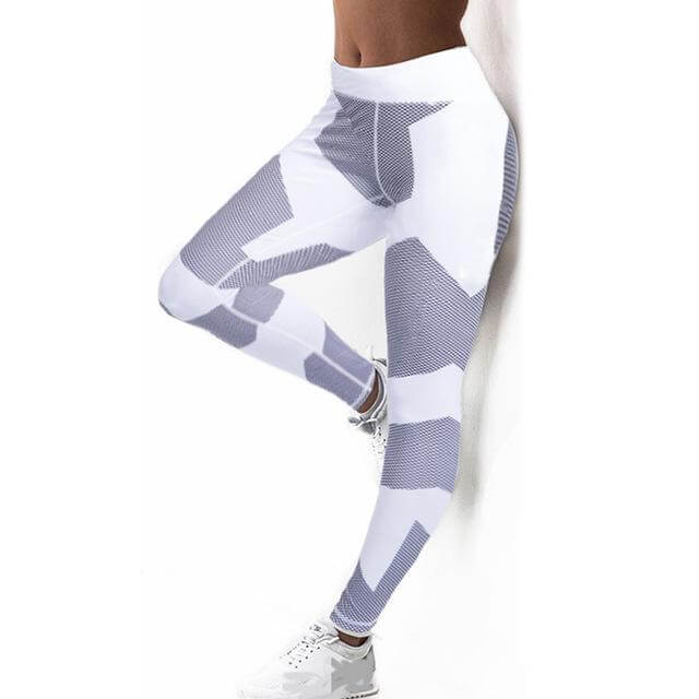 Printed Sport Leggings Elastic Fitness Yoga Pants - Image 3