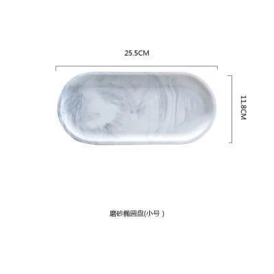 Top grade Oval Ceramic Food Plate - Image 3