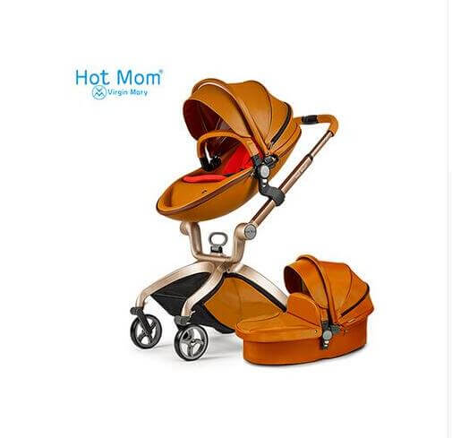 Luxury Baby Stroller High Land-Scape Baby Stroller 3 in 1 Fashion Pram European Carriage - Image 3