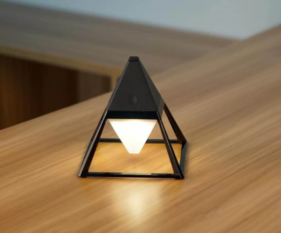 Pyramid Modern Touch Bedroom Lamp Decor - Image 2