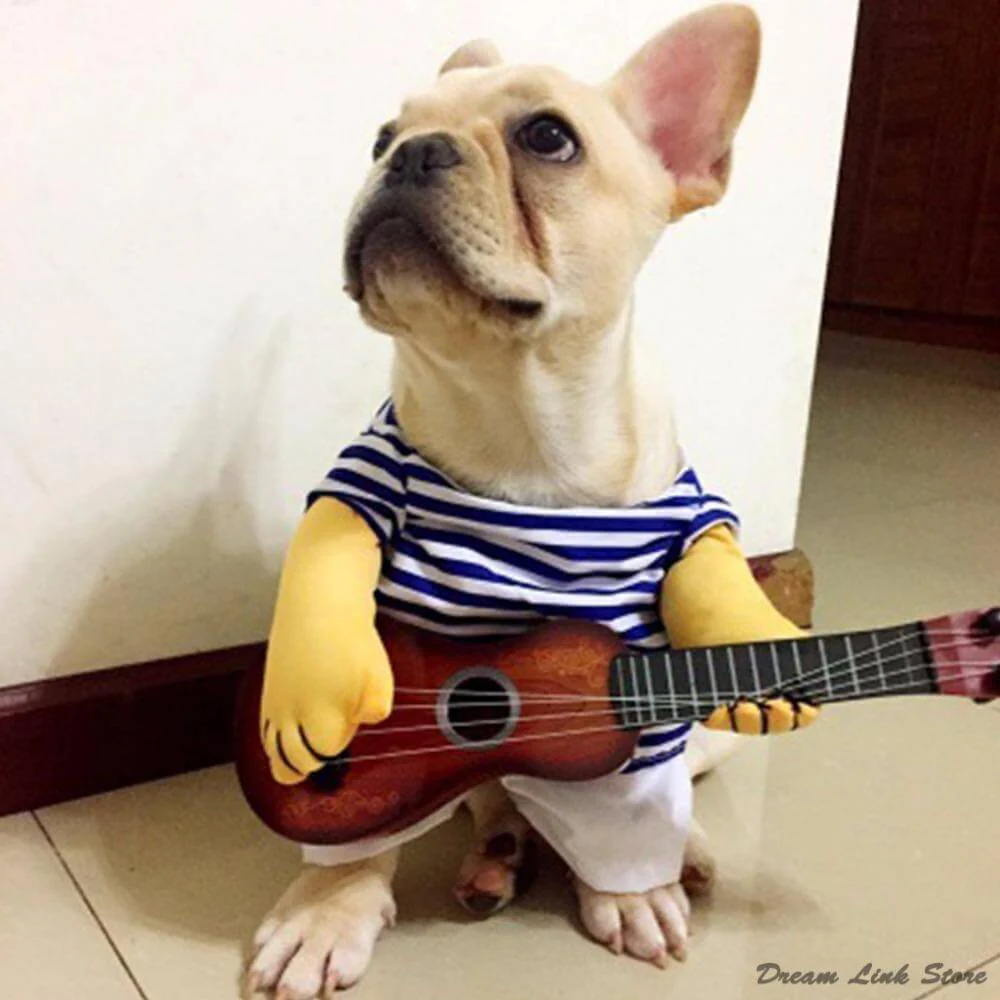 Funny Guitar Pet Costume - Image 3
