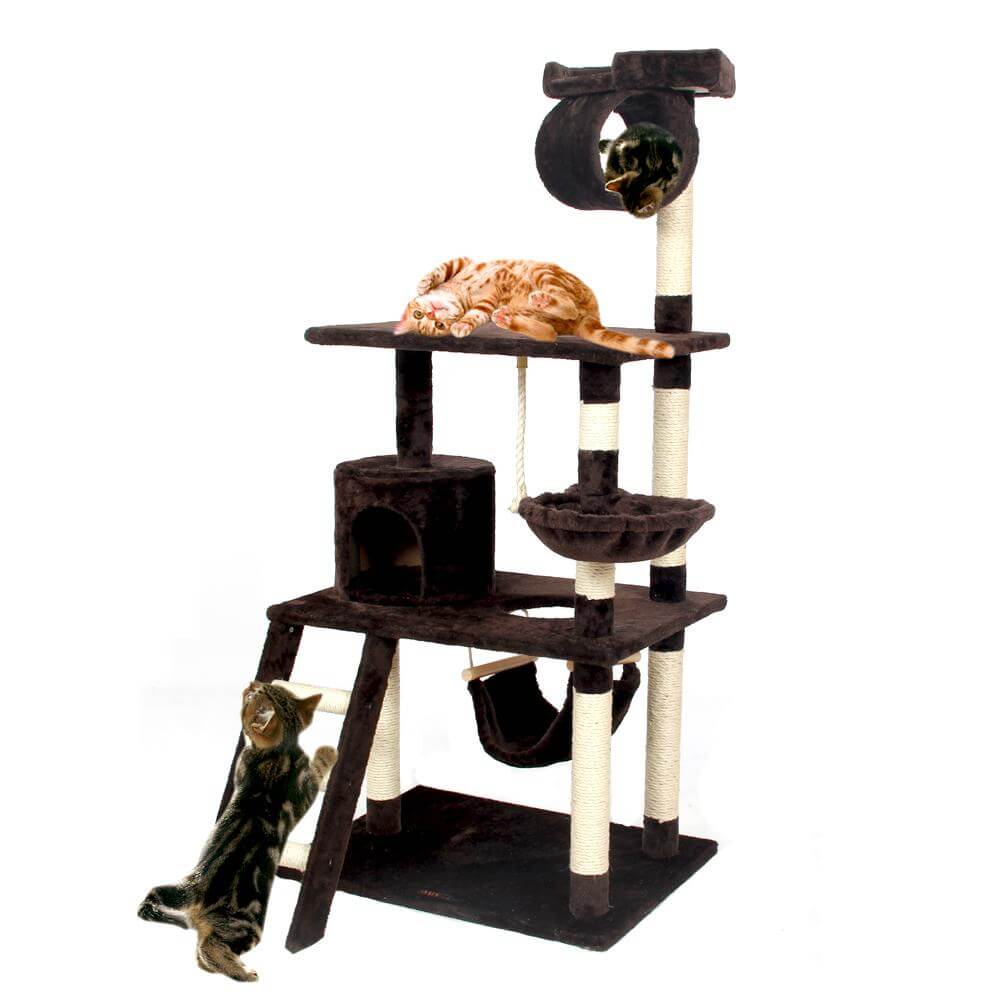 Wood Climbing Tree For Pets - Image 3