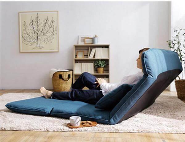 Modern Japanese Style Floor Legless Floor Futon Sofa - Image 2