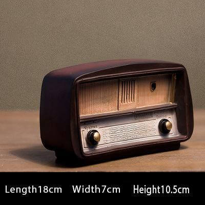 Europe style Retro Resin Radio Model Nostalgic Decor - Image 2