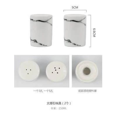Ceramic Salt And Pepper Oil Bottle Set - Image 3