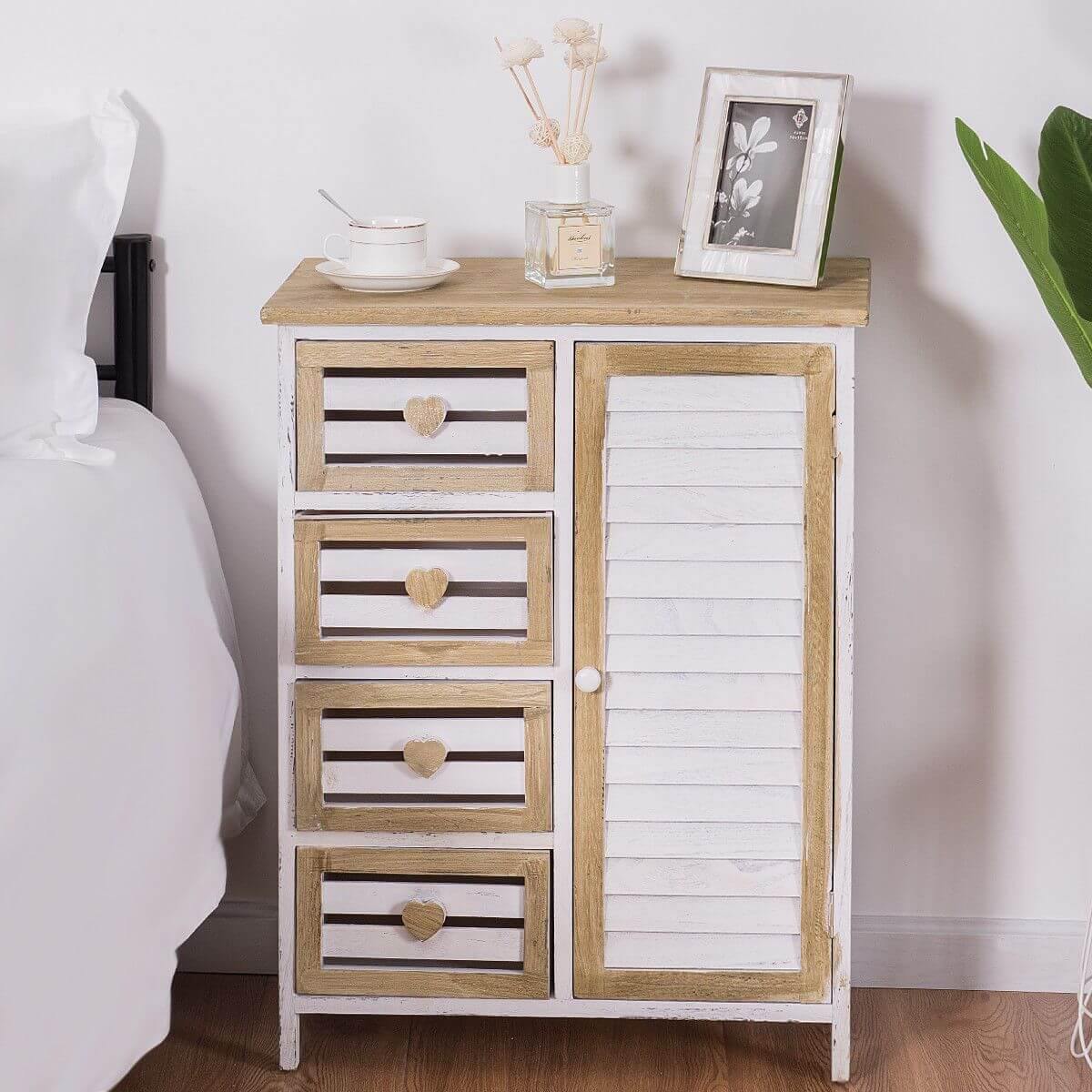 Stylish Wooden Free Standing Storage Cabinet - Image 3