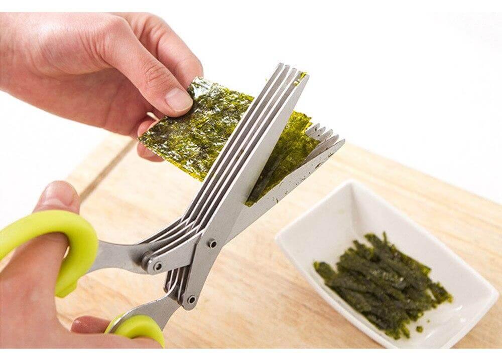 5 Layers Stainless Steel Multifunctional Kitchen Scissors - Image 2