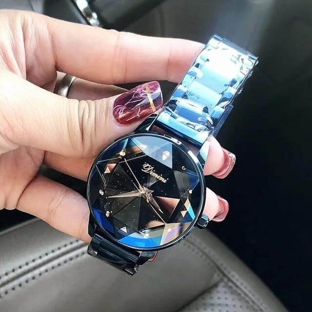 Luxury Stainless Steel Shiny Look Women Watch - Image 3