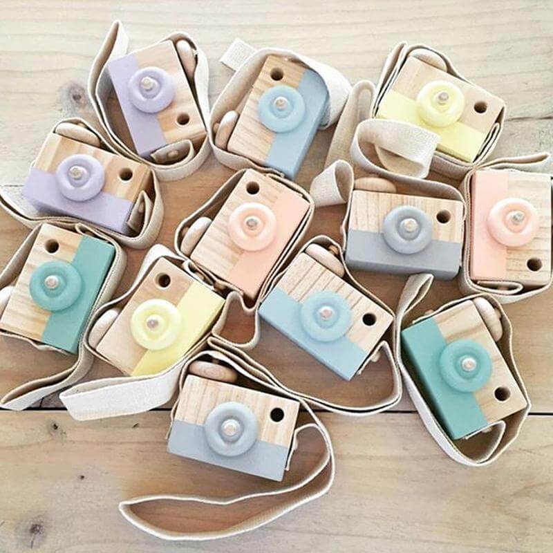 Cute Wooden Camera Hanging Camera - Image 1