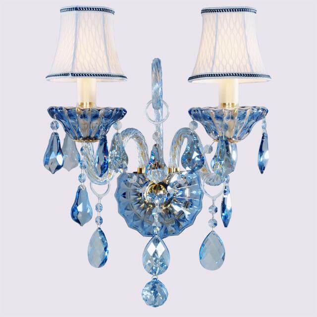 European Luxury Crystal Wall Lights - Image 2