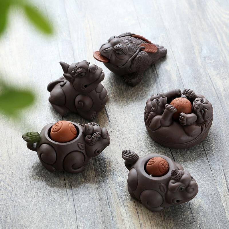 Japanese Creative Toad Tea Pet Set - Image 1