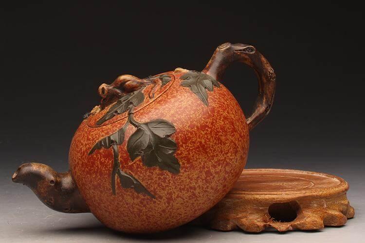 Full Handmade Vintage Authentic Thai Teapot - Image 2