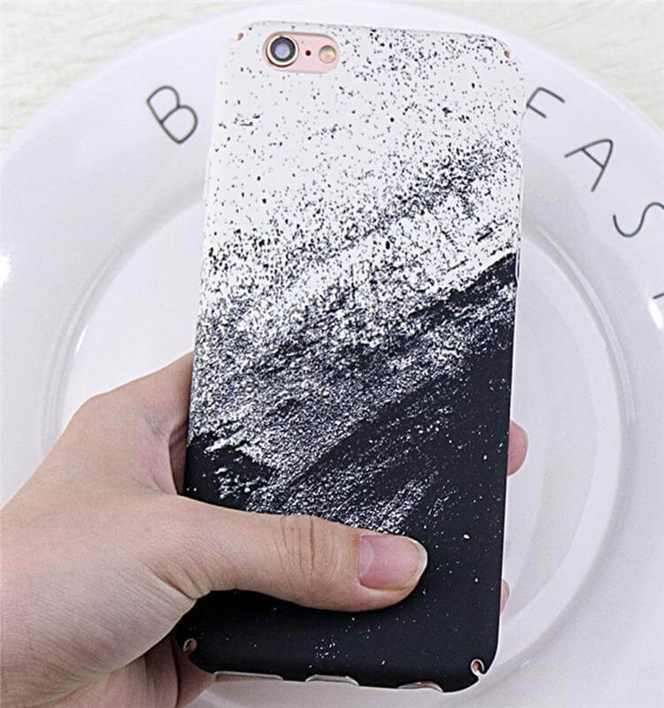 Classic Black White Graffiti Iphone Cases - Image 3