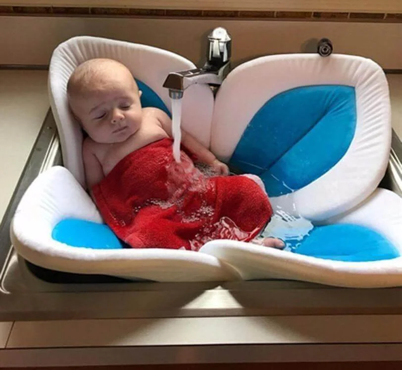 Stylish Baby Floral Flower Bath Tub for Baby - Image 2