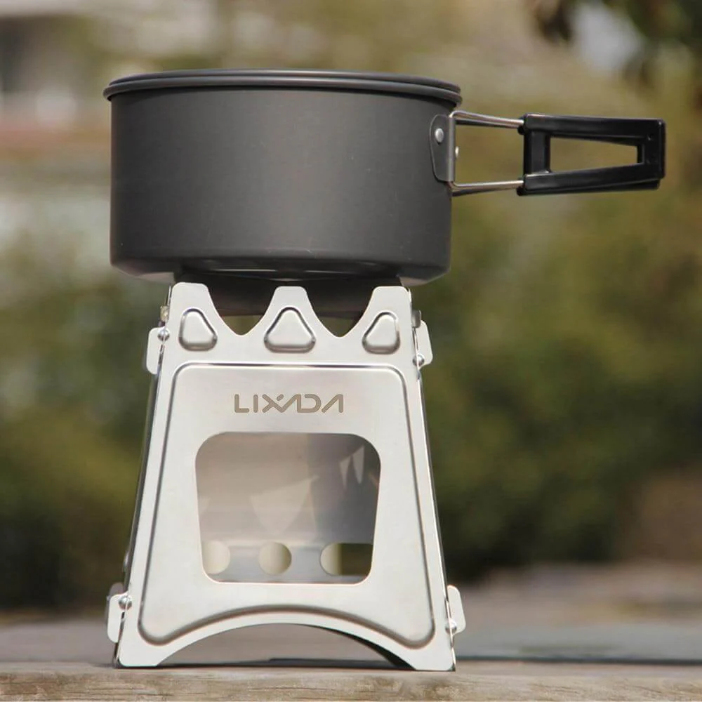 UltraLight Stainless Steel Camping Picnic Fire Stove - Image 2