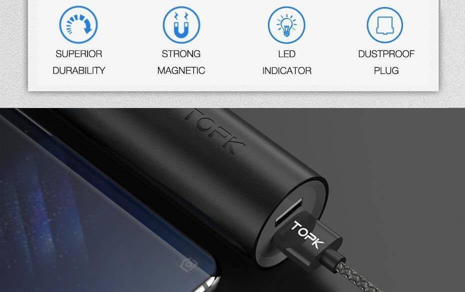 Smart Magnetic Usb Cable for  Iphone and Android - Image 2