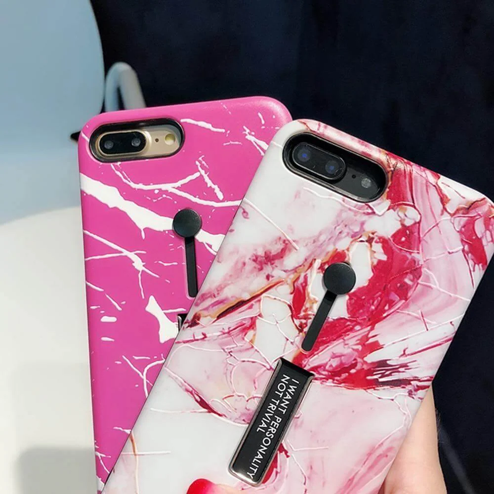 Marble Pattern Soft Silicon Iphone Case - Image 2