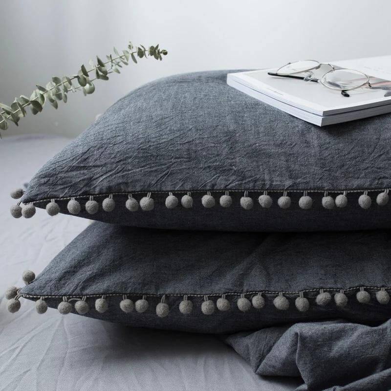 Solid Luxury Design Soft Beautiful Pillow Cases - Image 1