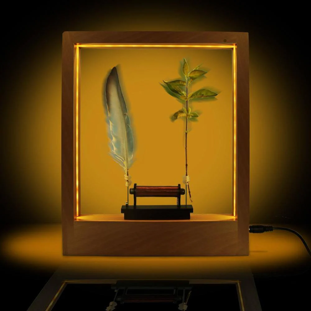 Slow Motion Frame LED Feather Night Light - Image 3