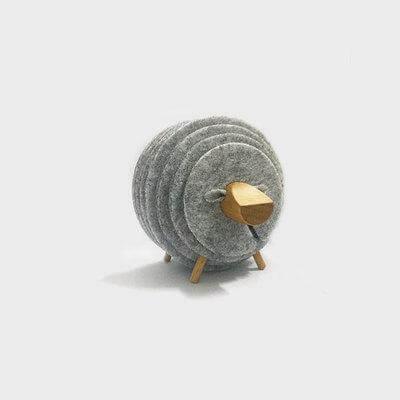 Sheep Shape Anti Slip Drink Coasters - Image 3