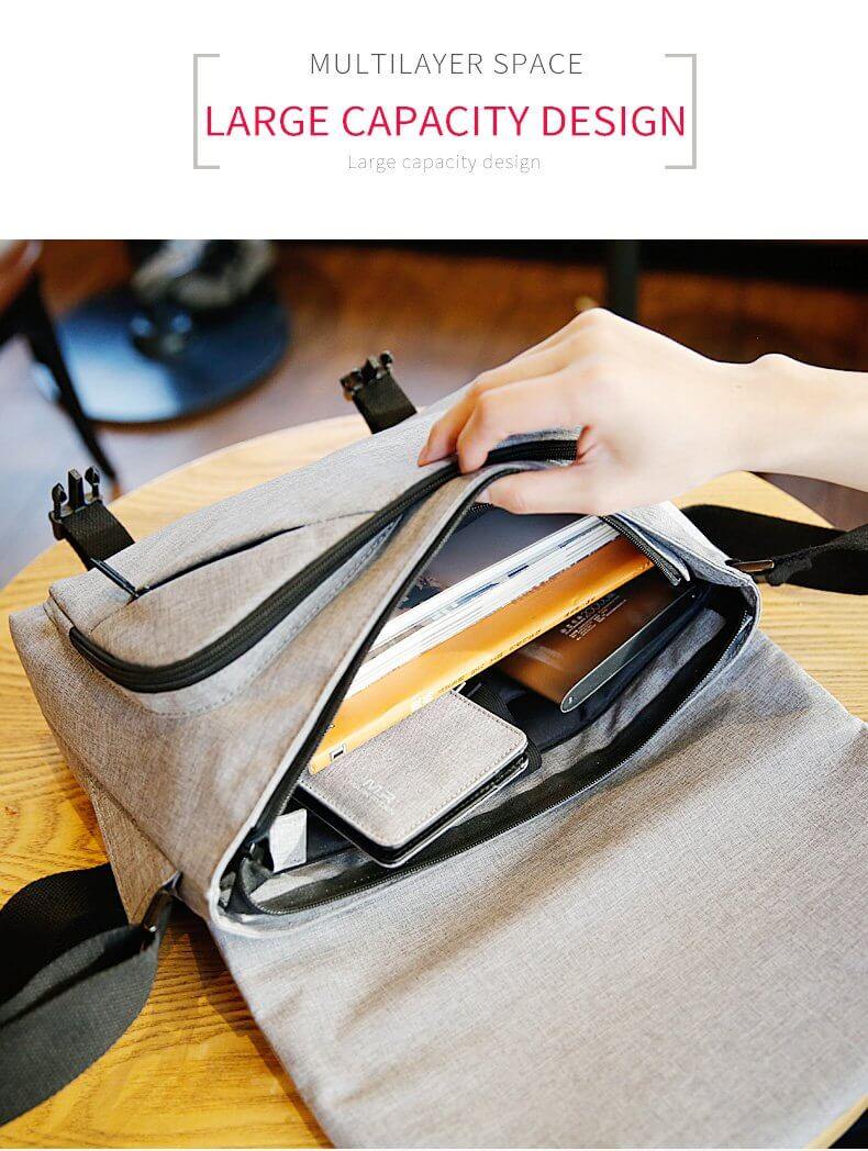 Large Capacity Casual Shoulder Messengers Bag - Image 2