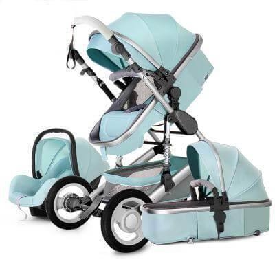 European 3 in 1 Baby Strollers with baby basket and carriage - Image 2