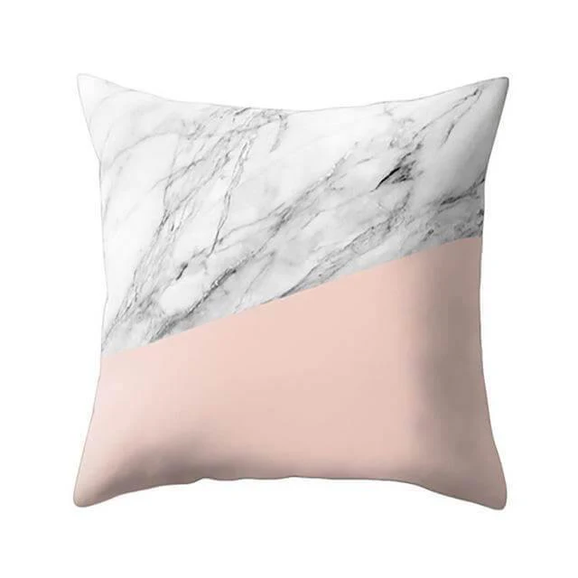 Marble Look Printed Home Pillow Cases - Image 3