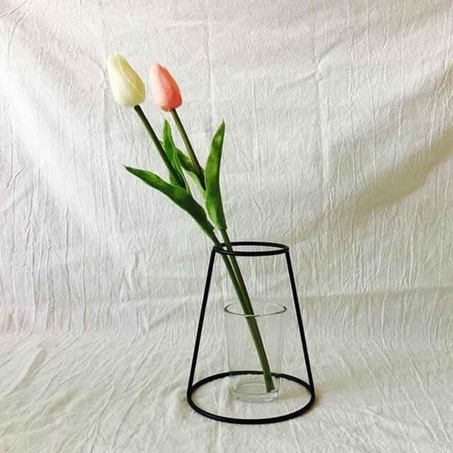 Creative Iron Flower Vase - Image 2