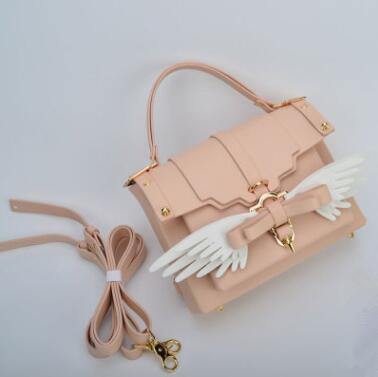 Angel Wing Lock Genuine Leather Women Bag - Image 2