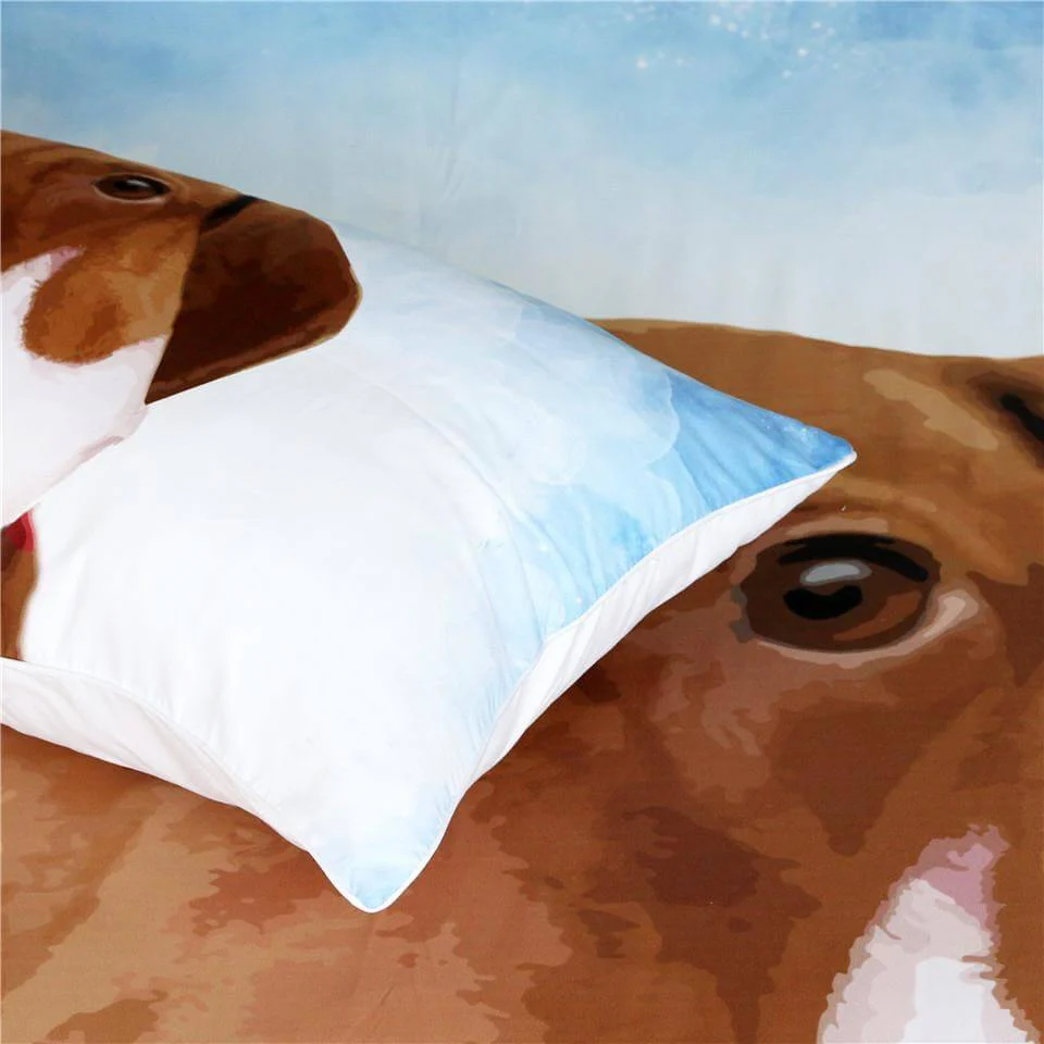 3pcs 3d printed Cute puppy Comfortable Duvet Cover Bedding set Mavigadget - Image 2