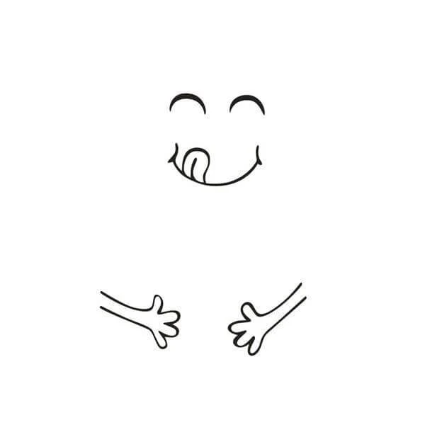 Smile Face Yummy Fridge Stickers - Image 2