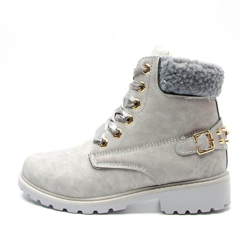 New British Style Lace Up Ankle Boots for Women - Image 3
