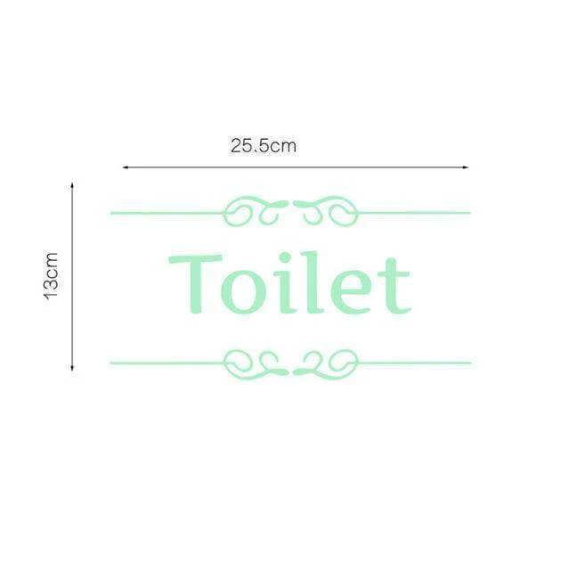 Luminous Toilet Wall Sticker - Image 2