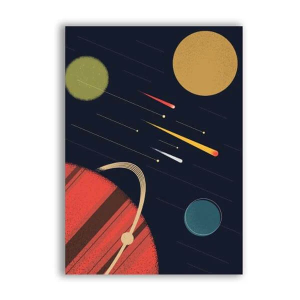 I Need More Space Science Art Canvas Painting - Image 3