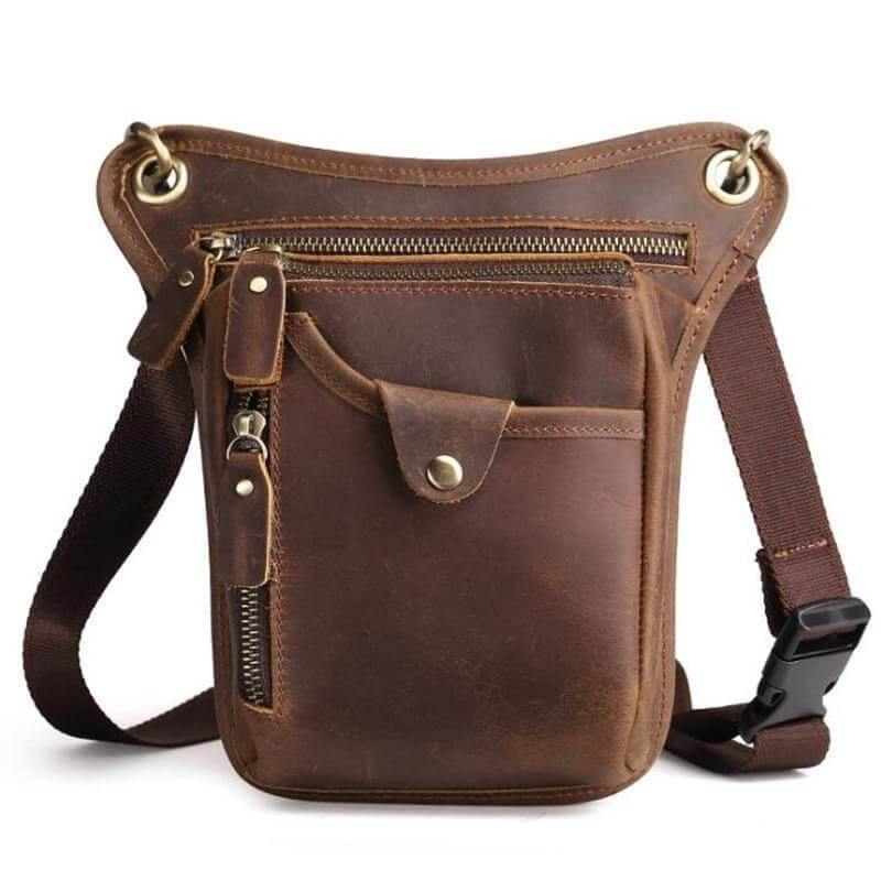Men’s Shoulder Messenger Leather Bag