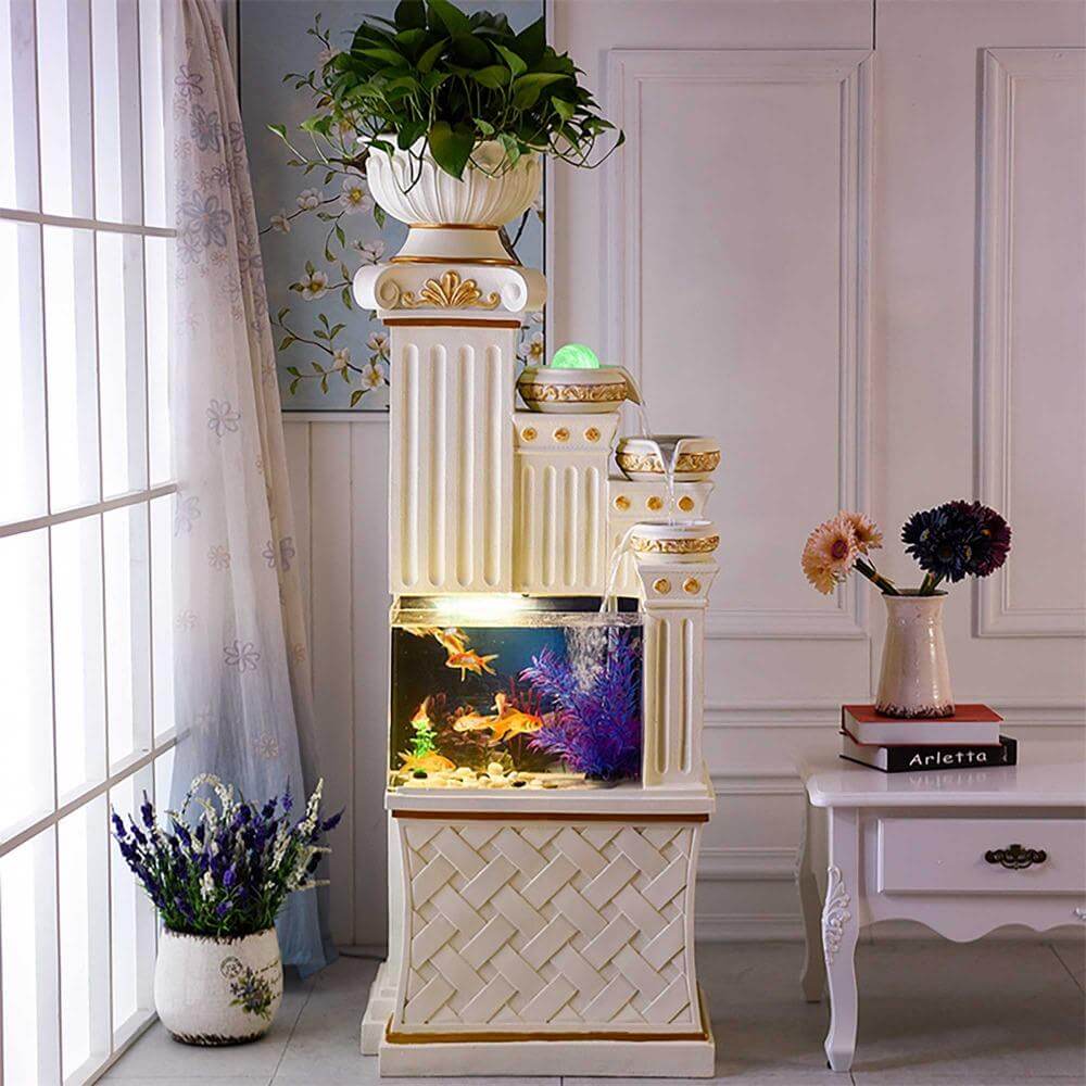 Luxury Roman Style Vintage Aquarium Fish Tank - Image 3