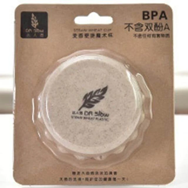 Environment-friendly Portable Wheat Plastic Foldable To go Cup - Image 3