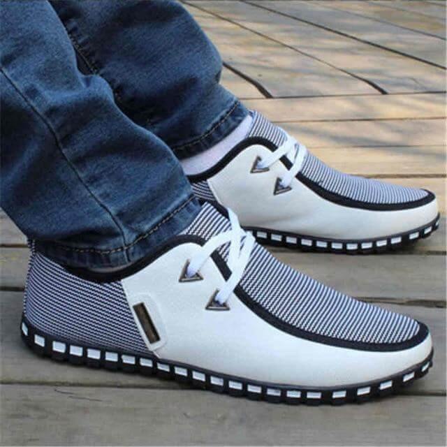 Casual Lace-up Breathable Lace-up Men Shoes - Image 2