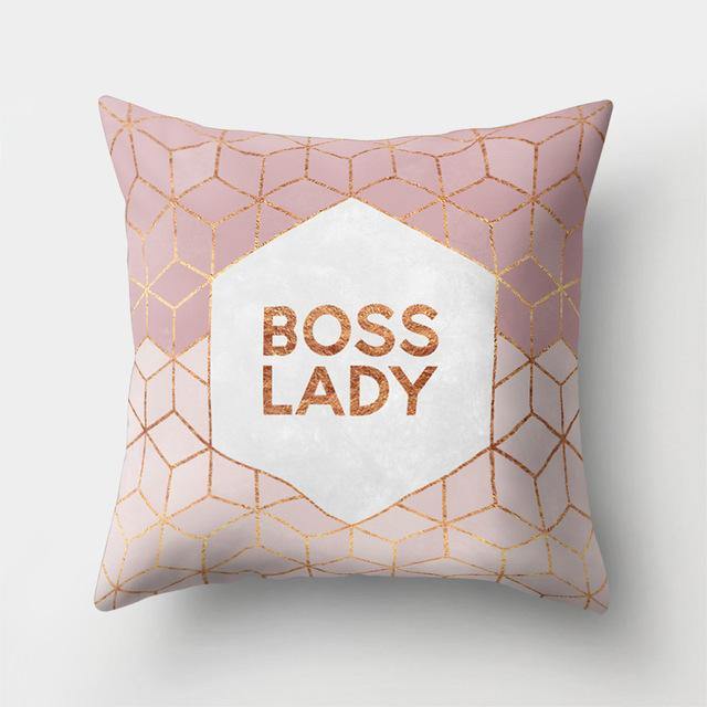 Square Decorative Geometric Striped Pillow Cases - Image 3
