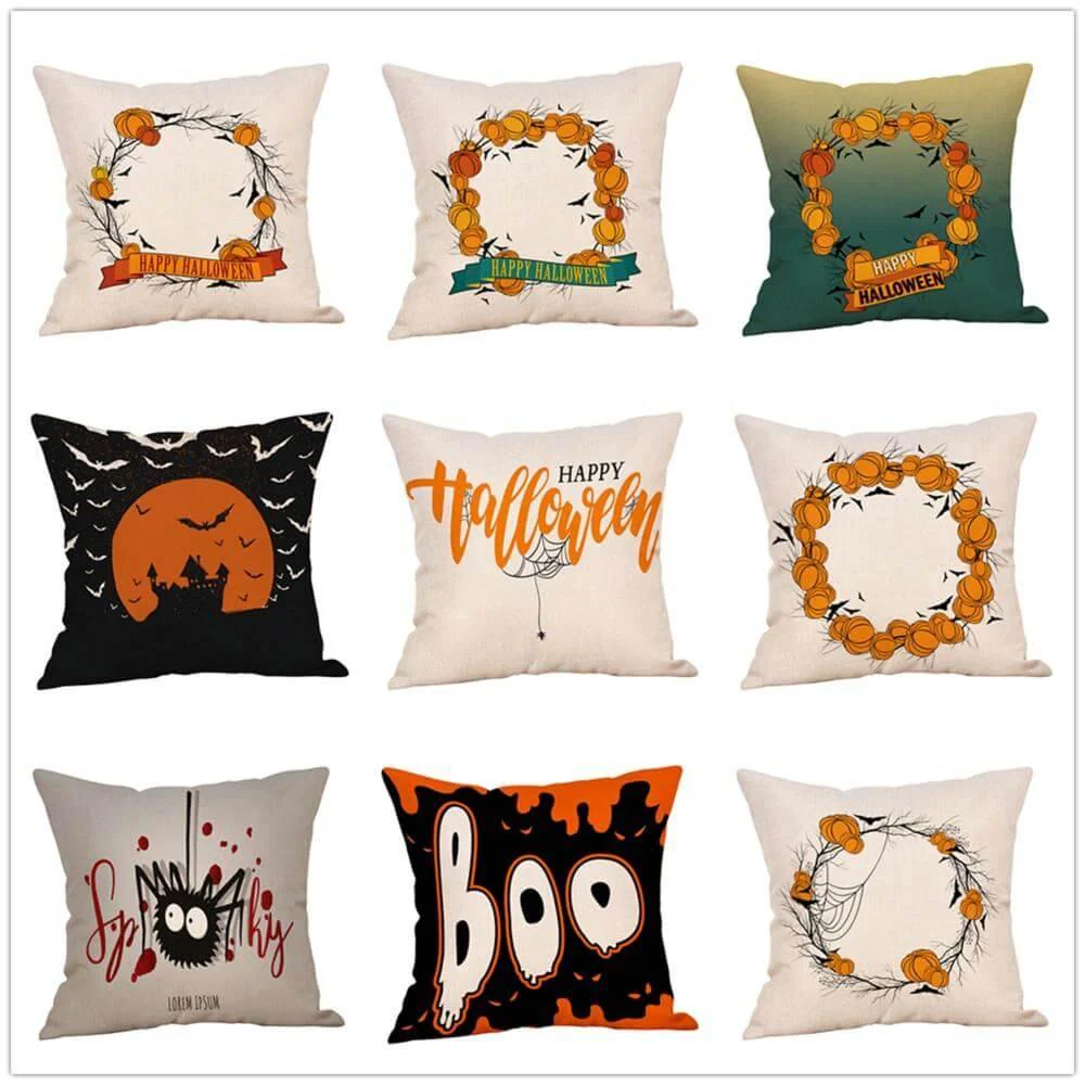 Harvest Season Fall Halloween Pillow Cases - Image 1