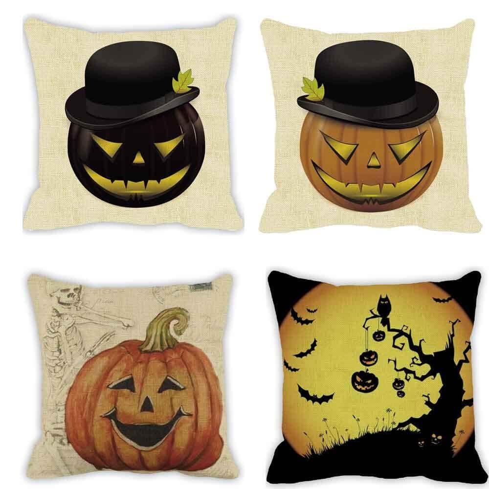 Pumpkin Scary Halloween Pillow Cases - Image 1