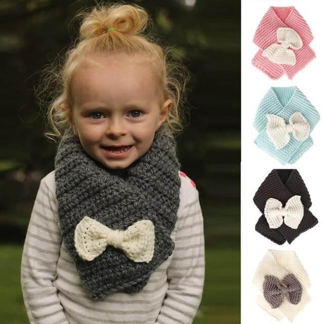 Cute Warm Crochet Scarf for Baby - Image 2