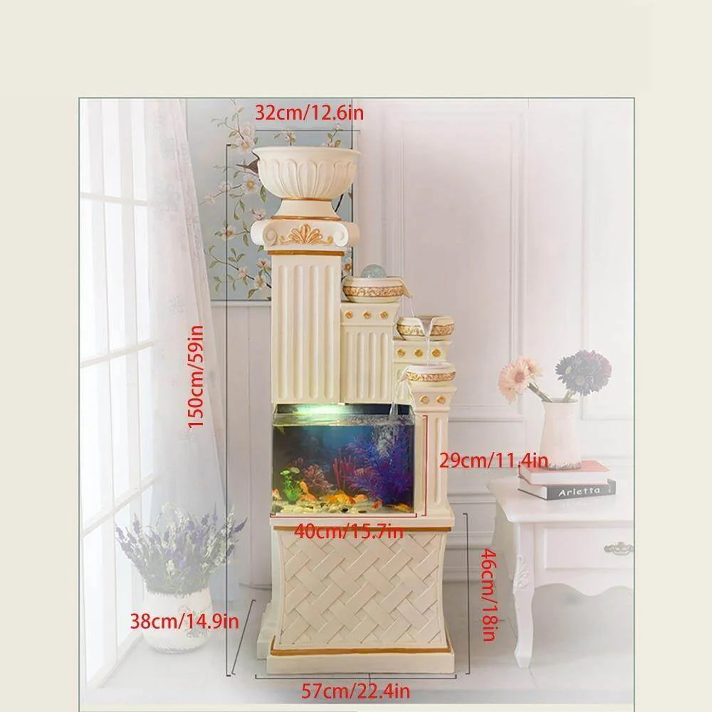 Luxury Roman Style Vintage Aquarium Fish Tank - Image 2