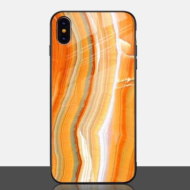 Luxury Marble Glass Agate Soft Edge Iphone Cases - Image 3