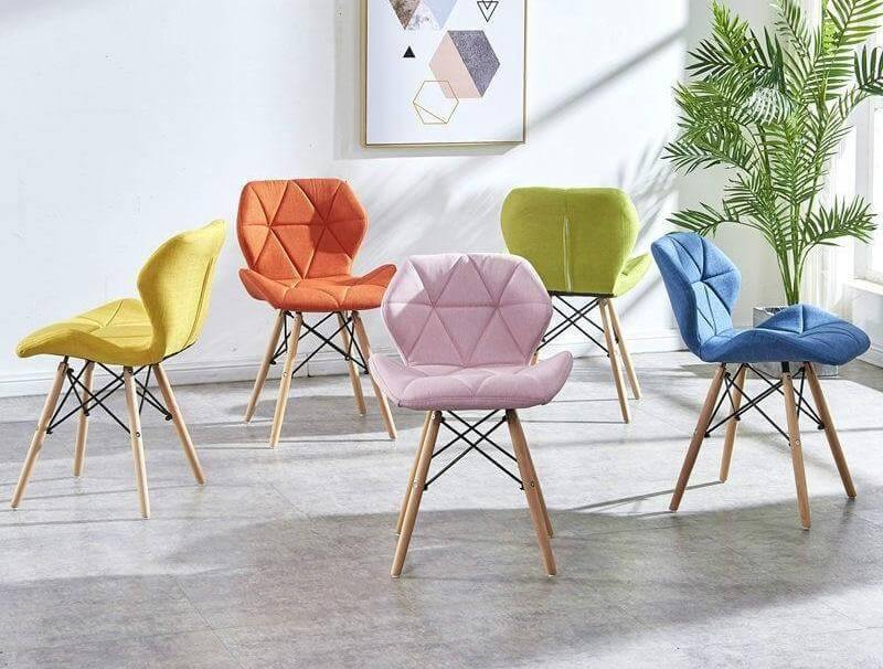 Modern Simple Colorful Home Chair - Image 1
