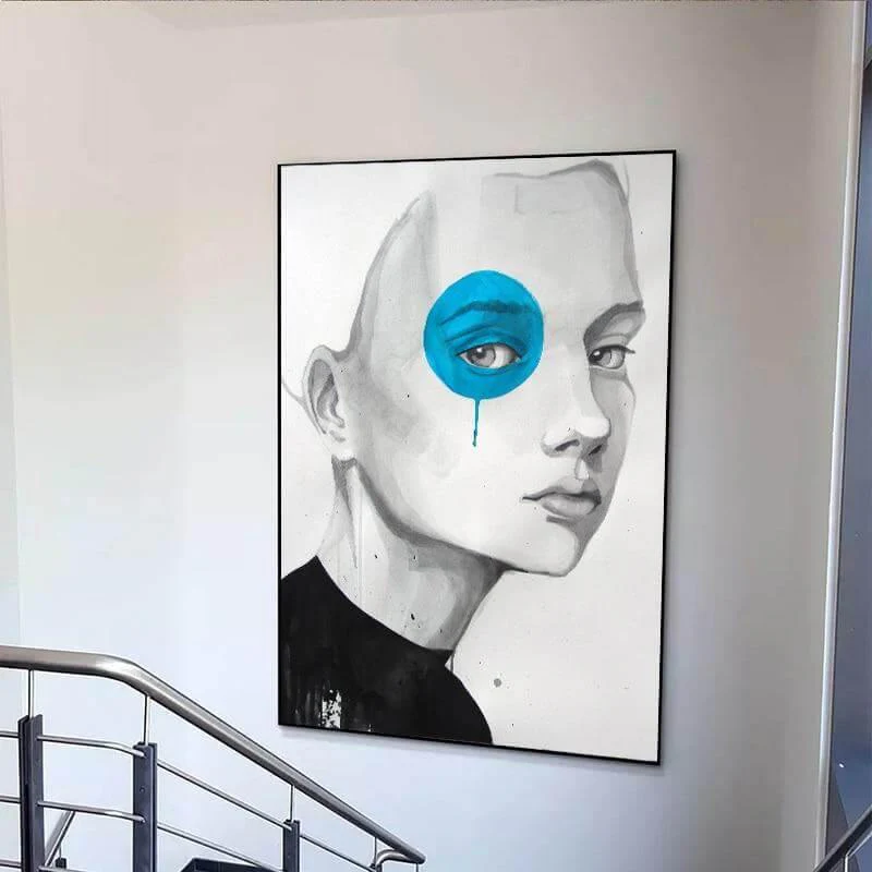 Modern Selfless Women Art Canvas Painting - Image 3