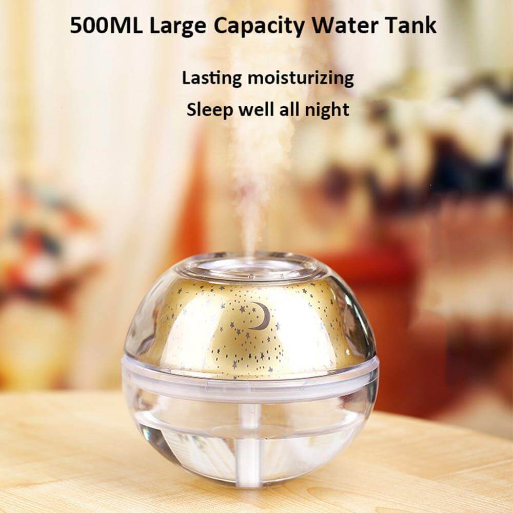 Ultrasonic Colorful Aromatherapy Air Humidifier Diffuser Sky Lamp - Image 2