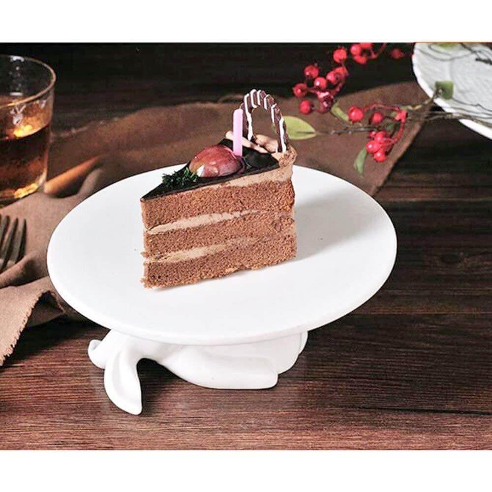 Rabbit Ceramic Dessert Server Tray - Image 3