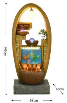 European Style Creative Fish Tank Decoration with Led Chandelier - Image 3