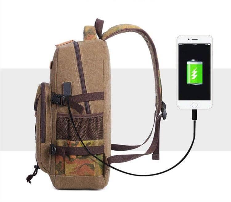 Anti Theft Usb Charging Travel Bagpack - Image 3